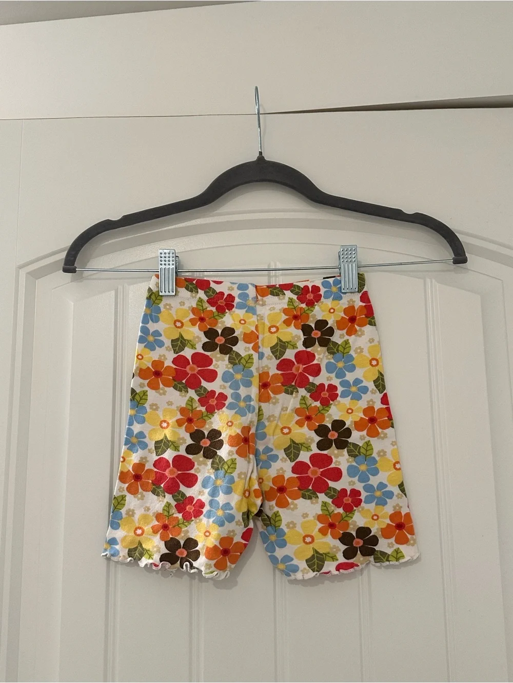Vintage Gymboree Island Flower Print Bike Shorts Sz 5T 2007 Island Getaway Line